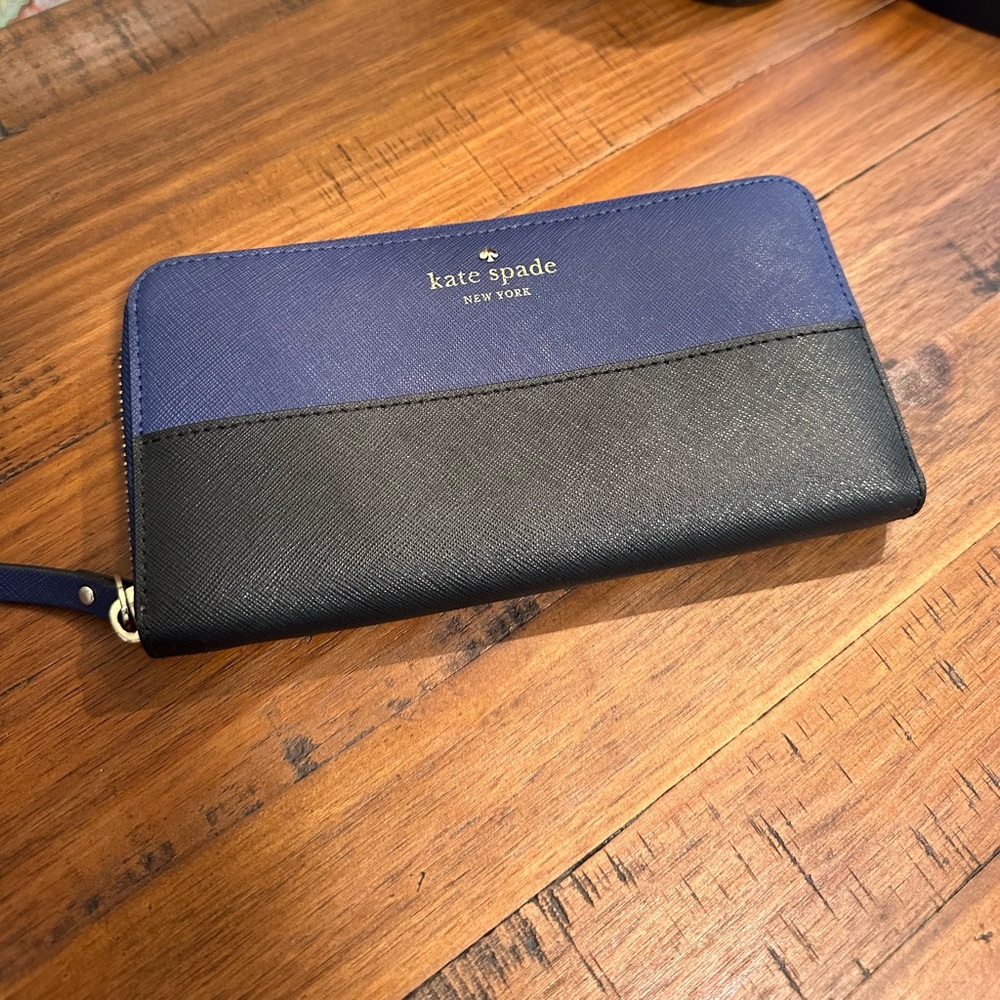 Kate Spade Blue & Black wallet